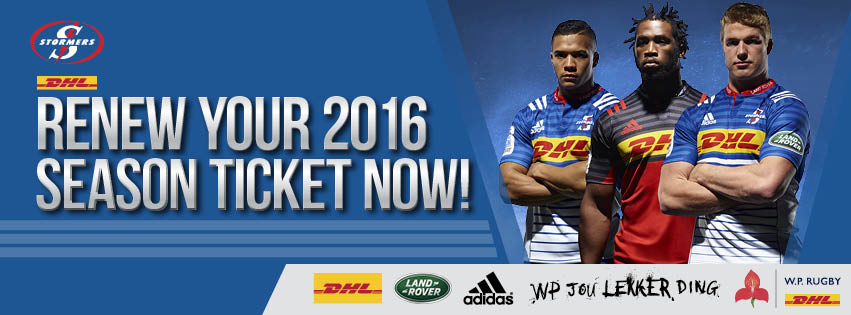 Renew your 2016 Season Ticket NOW!