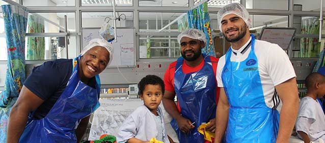 DHL Stormers 67 minutes for Mandela at Children’s Hospital