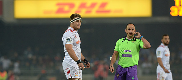 Peyper on the whistle at DHL Newlands