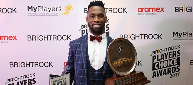 Kolisi named 2017 BrightRock Players Player