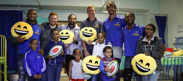 DHL Stormers bring smiles to Tygerberg Hospital