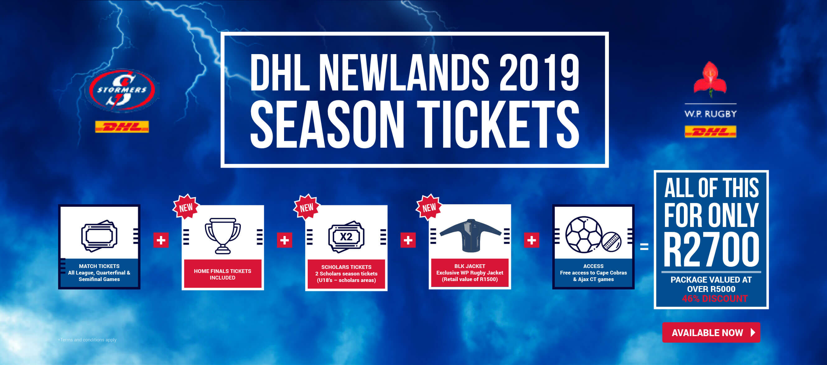 Renew your DHL Newlands 2019 season tickets NOW