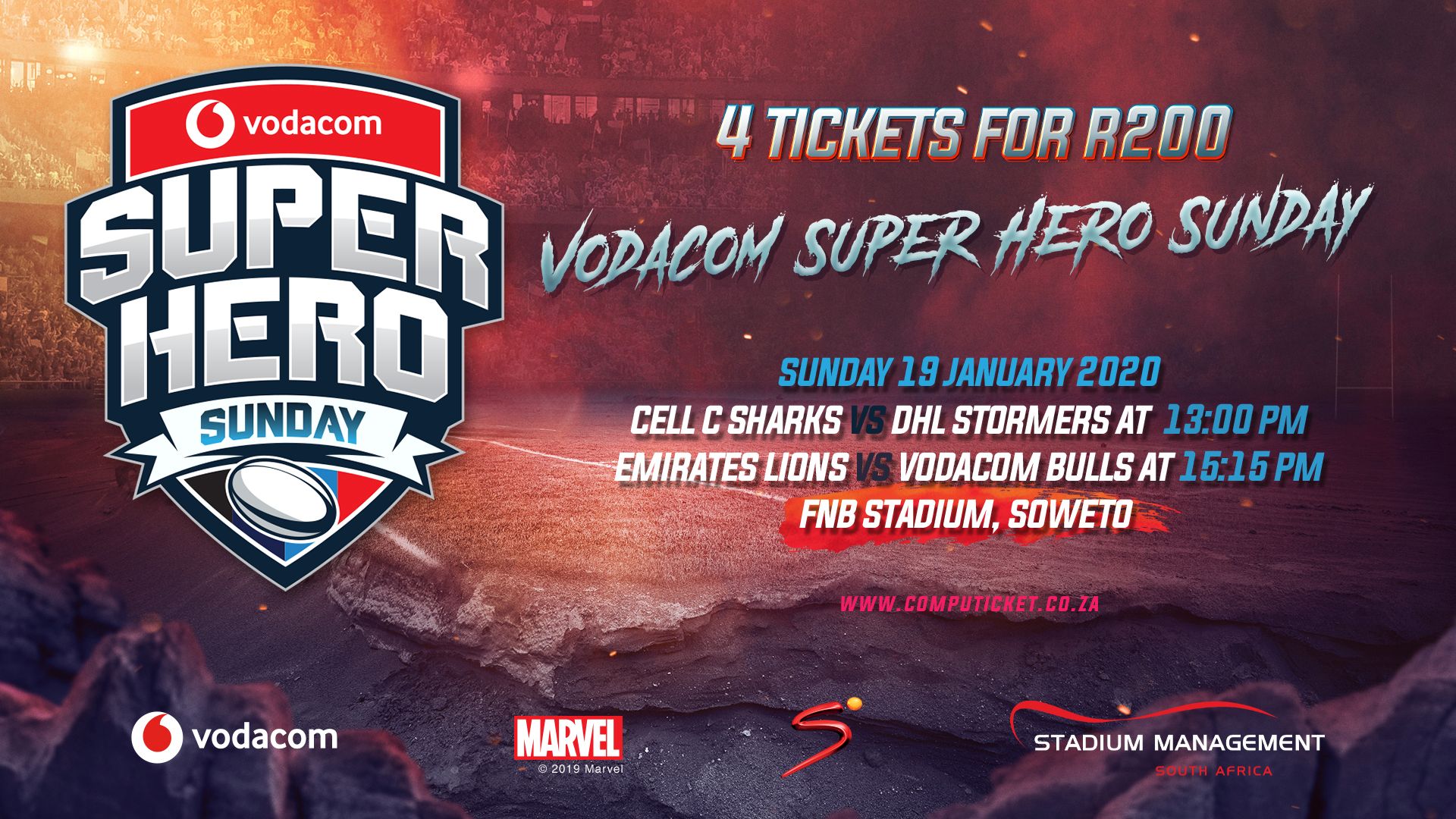 Vodacom Super Rugby returns with more Marvel magic in 2020