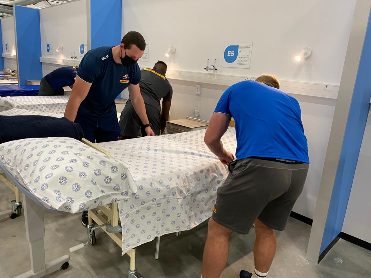 DHL Stormers help set up Field Hospital in Brackengate