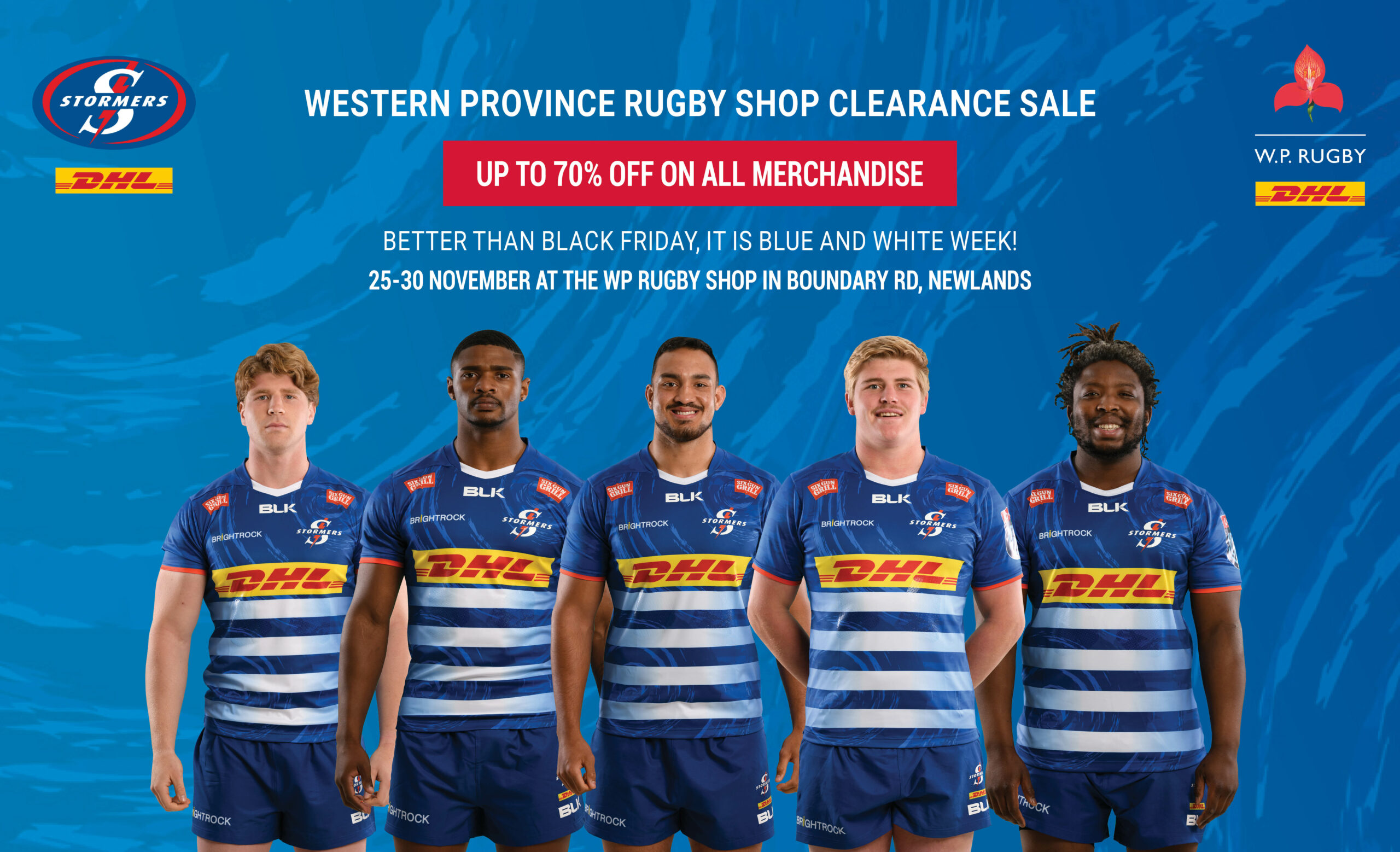 WP Rugby Shop clearance sale