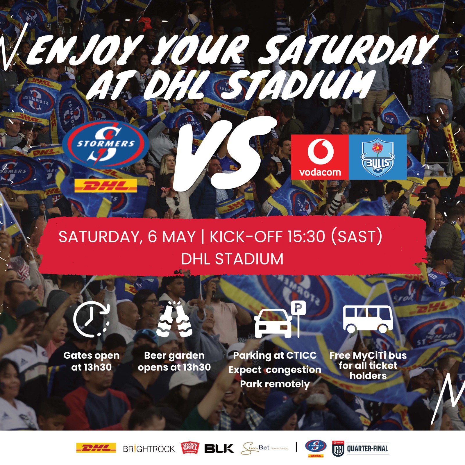 All you need to know: Vodacom URC quarterfinal