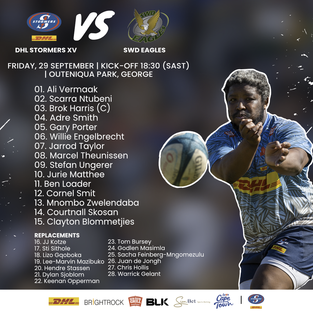 Harris leads DHL Stormers XV in George