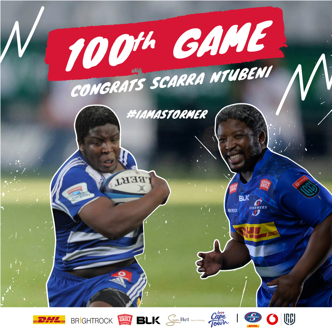 Ntubeni reaches DHL Stormers century at DHL Stadium