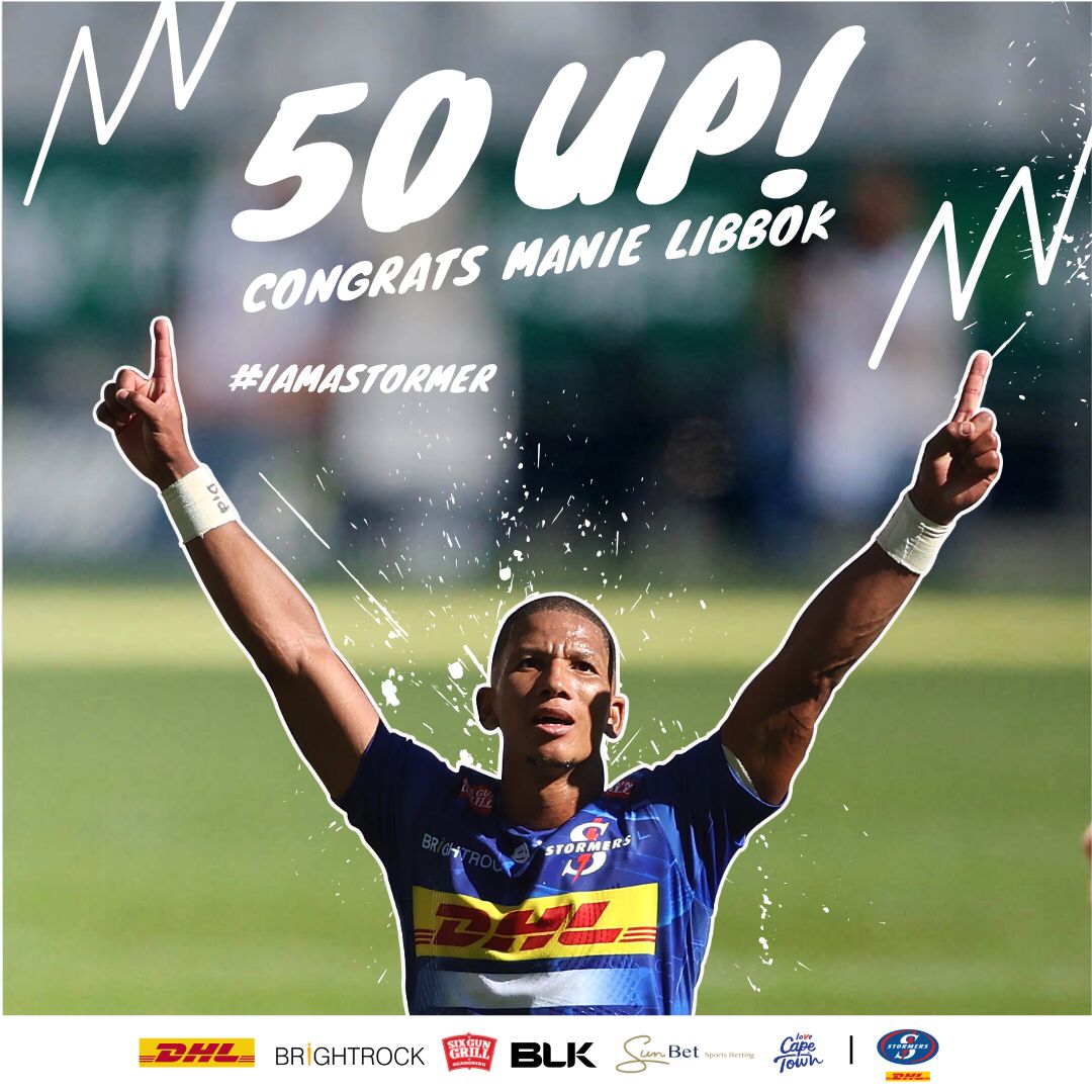 Libbok reaches DHL Stormers 50 in Paris