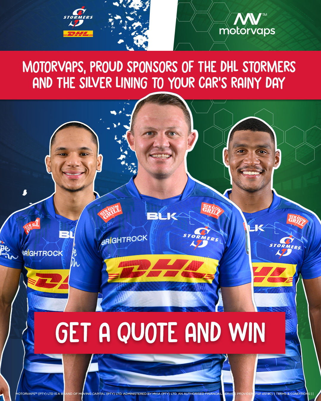 Motorvaps team up with DHL Stormers