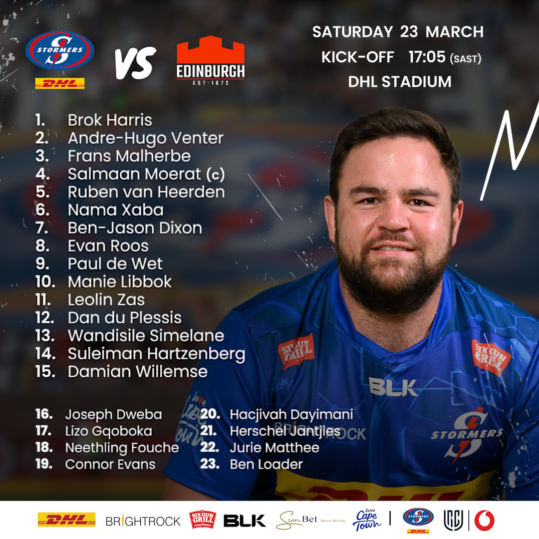 Moerat leads DHL Stormers on home turf