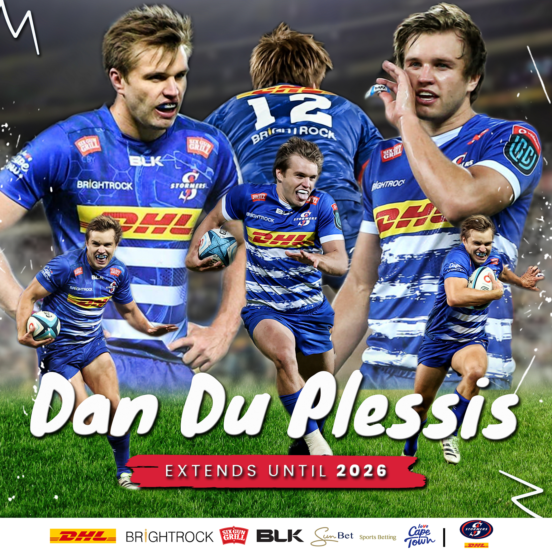 Du Plessis extends with DHL Stormers