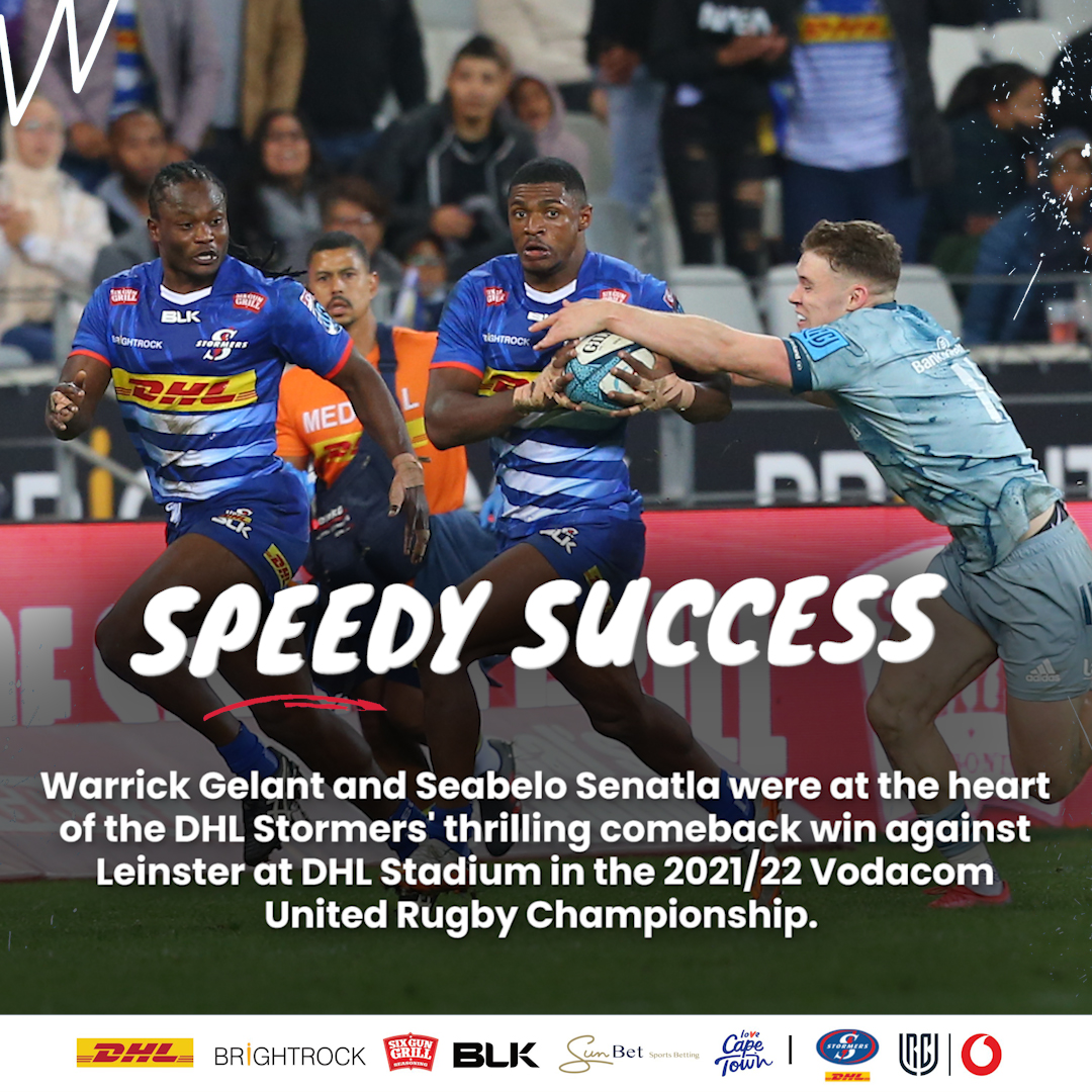 DHL Stormers flashback: Speedy success