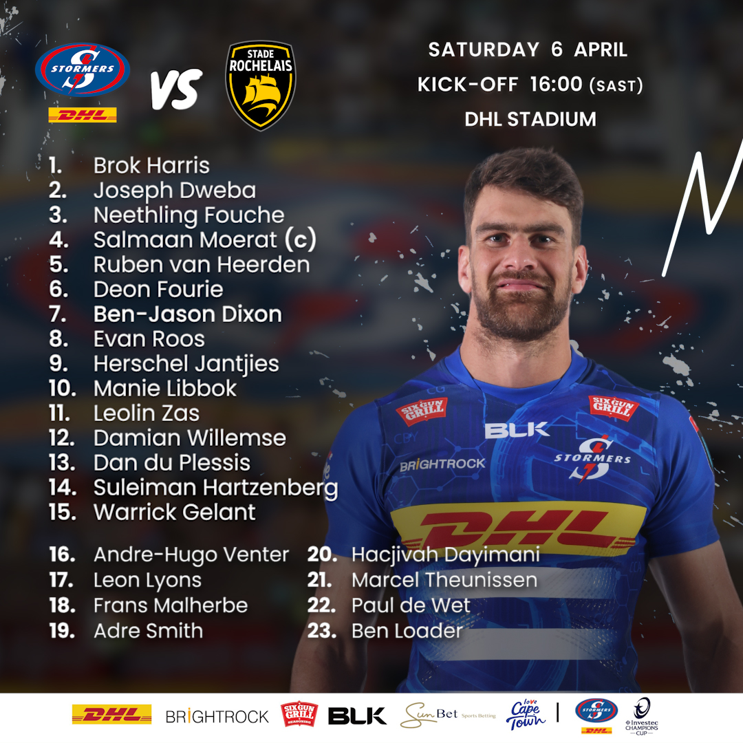 Fourie returns for DHL Stadium knock-out clash