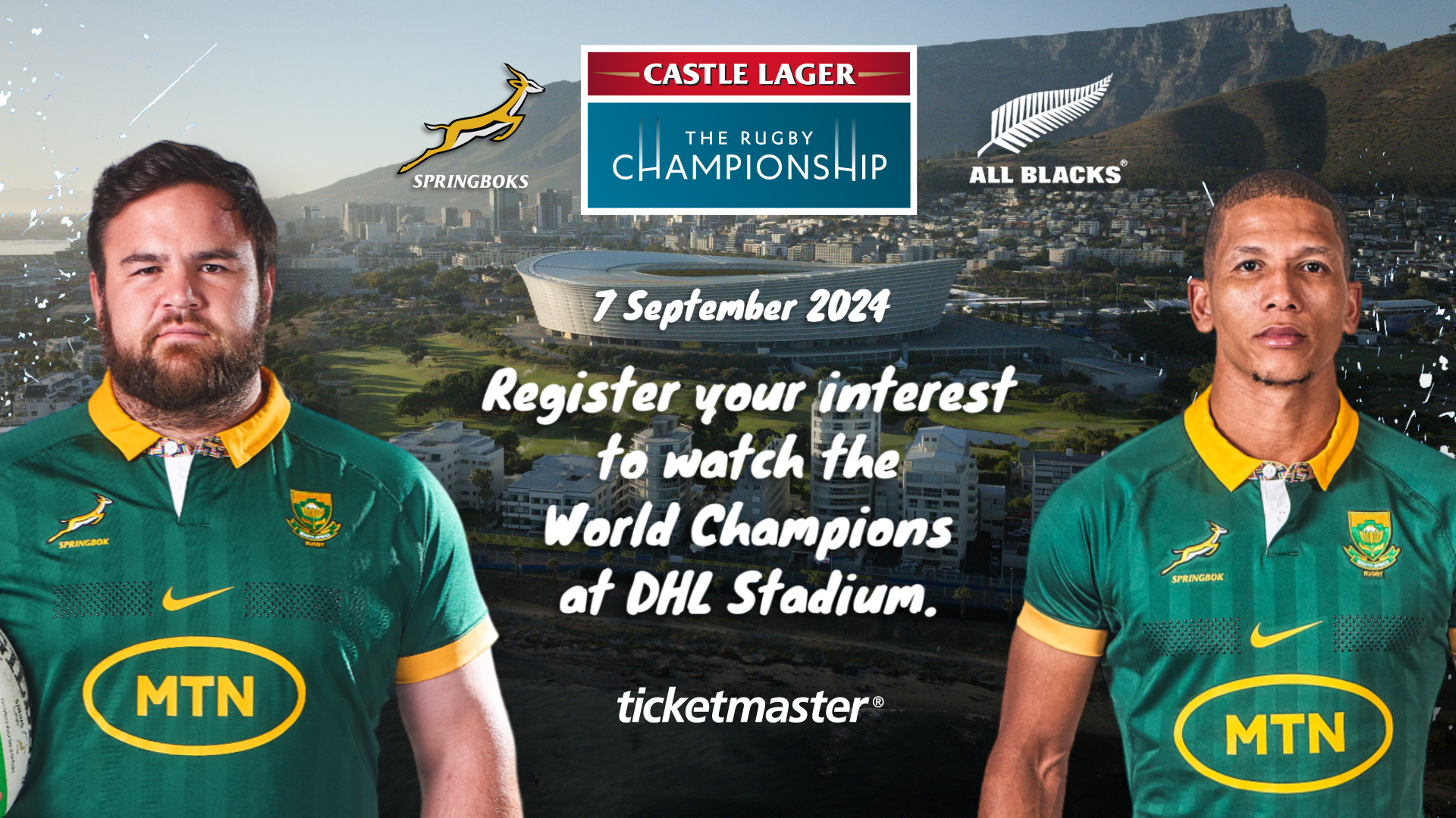 Boks v All Blacks at DHL Stadium – Ticket sales process