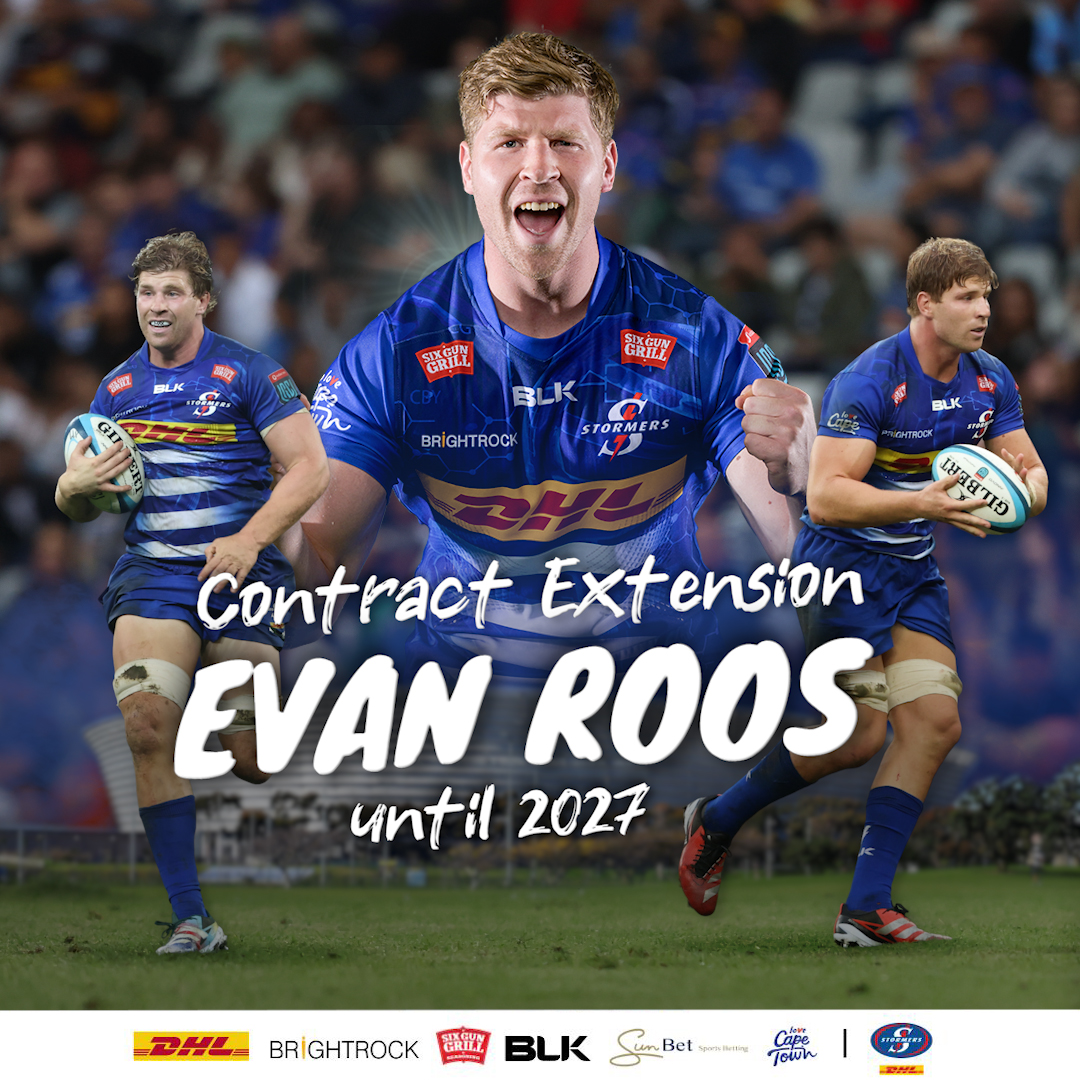 Roos commits long-term to DHL Stormers