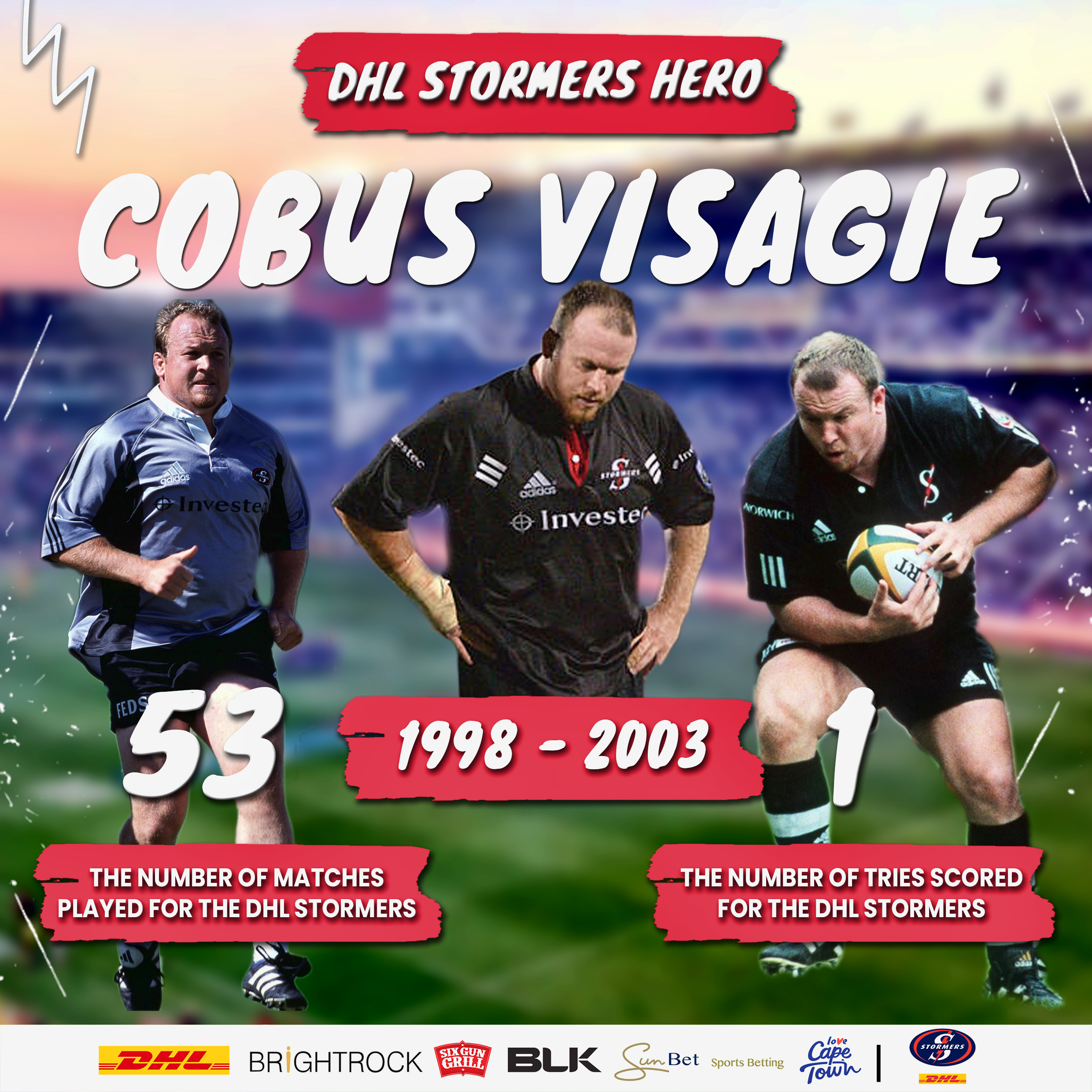 DHL Stormers legend: Cobus Visagie