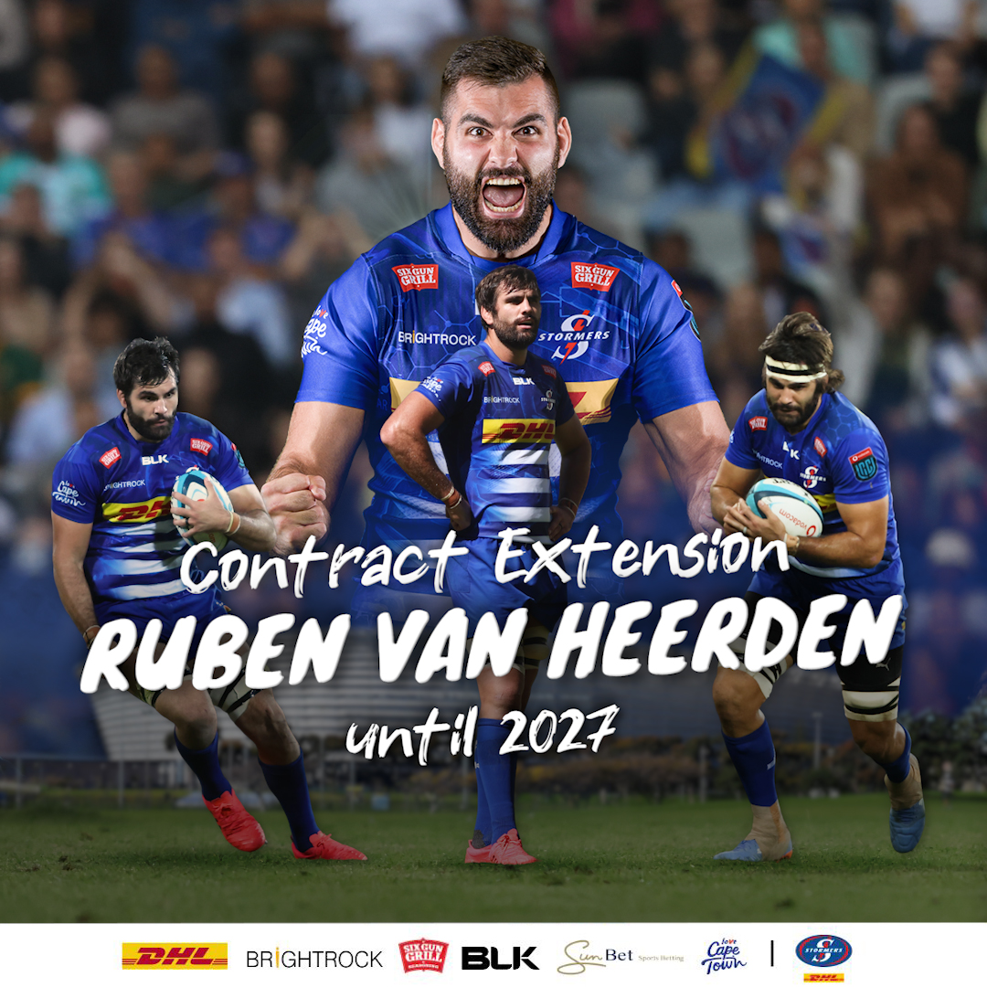 Van Heerden locked in with DHL Stormers