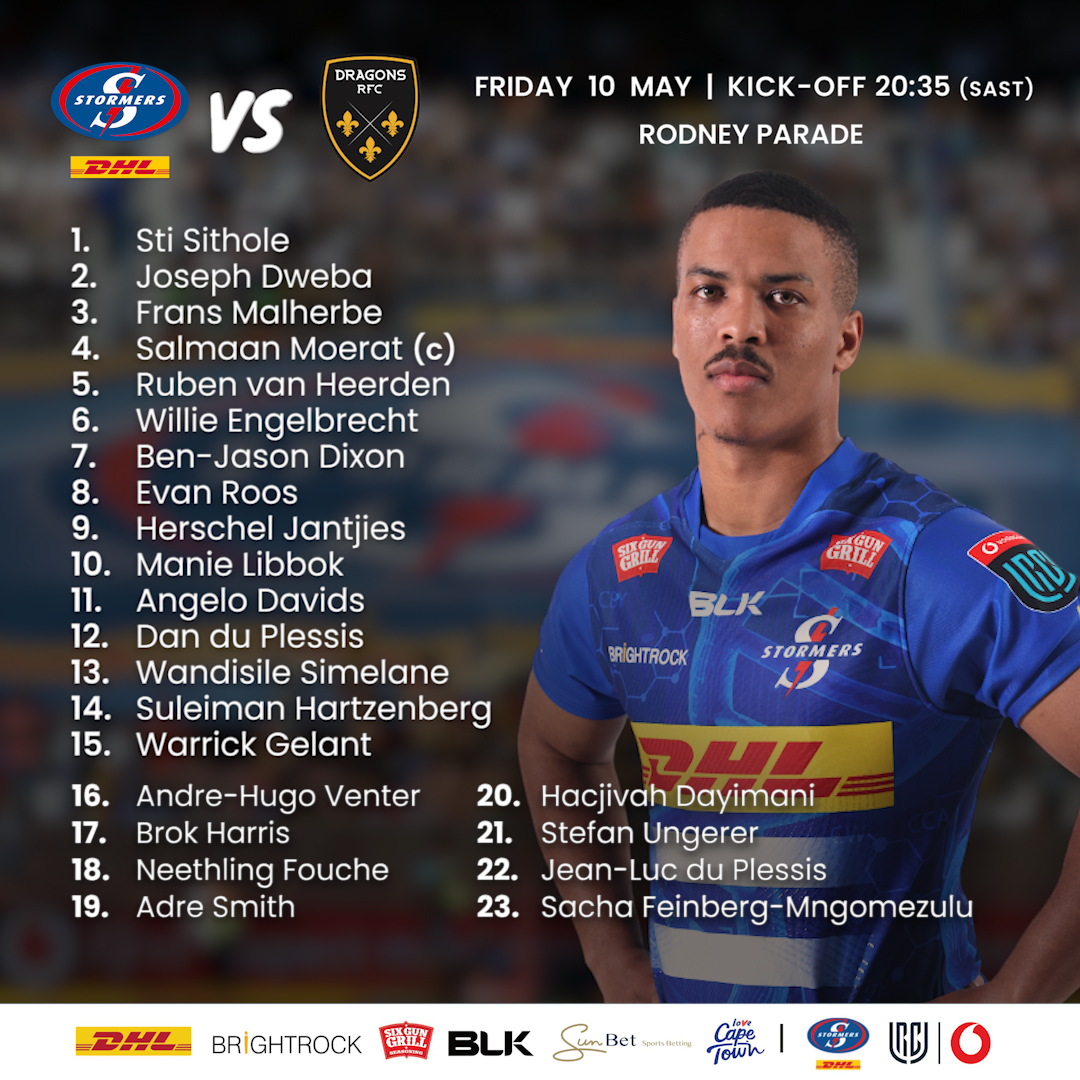 DHL Stormers reinforced in Newport