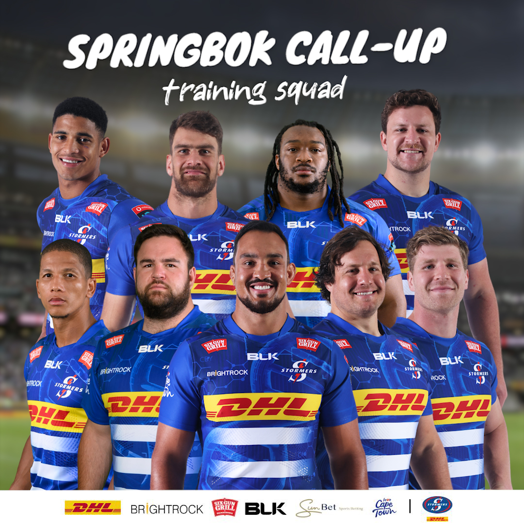 Nine DHL Stormers in Bok training squad