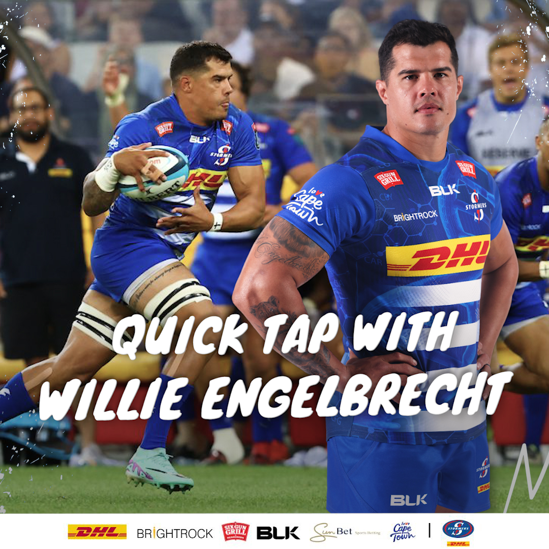 Quick tap with Willie Engelbrecht