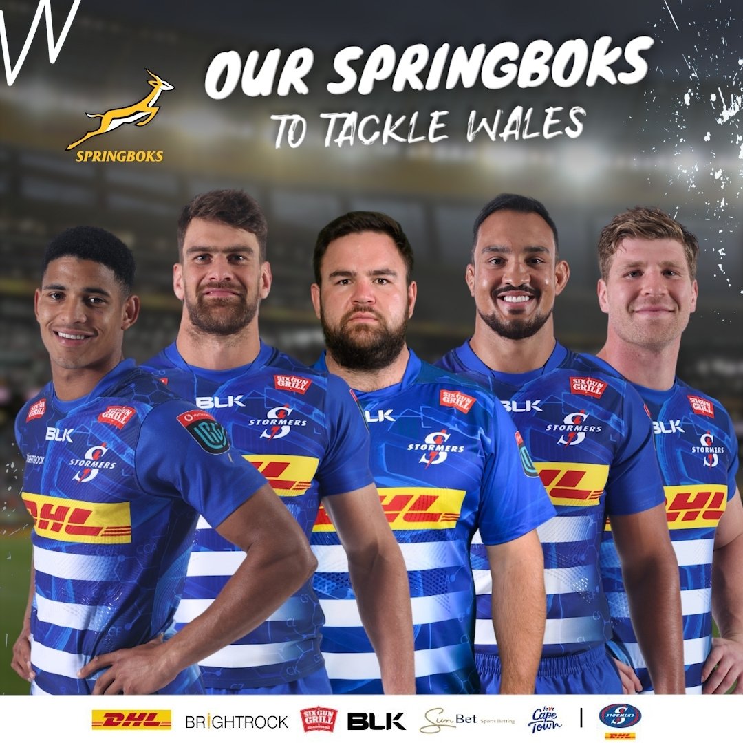 Five DHL Stormers in Bok side to face Wales