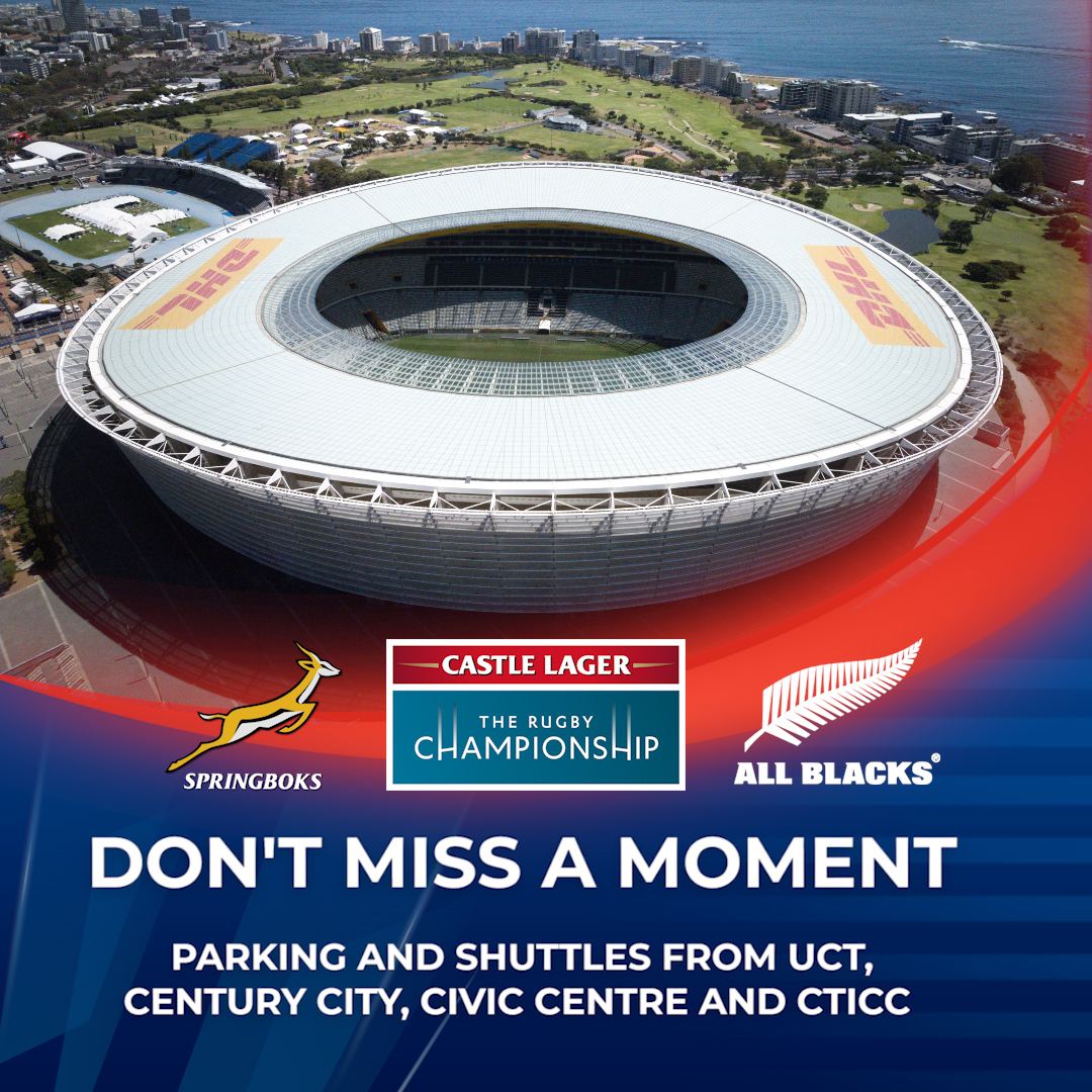 Boks v All Blacks at DHL Stadium: Park and ride for free