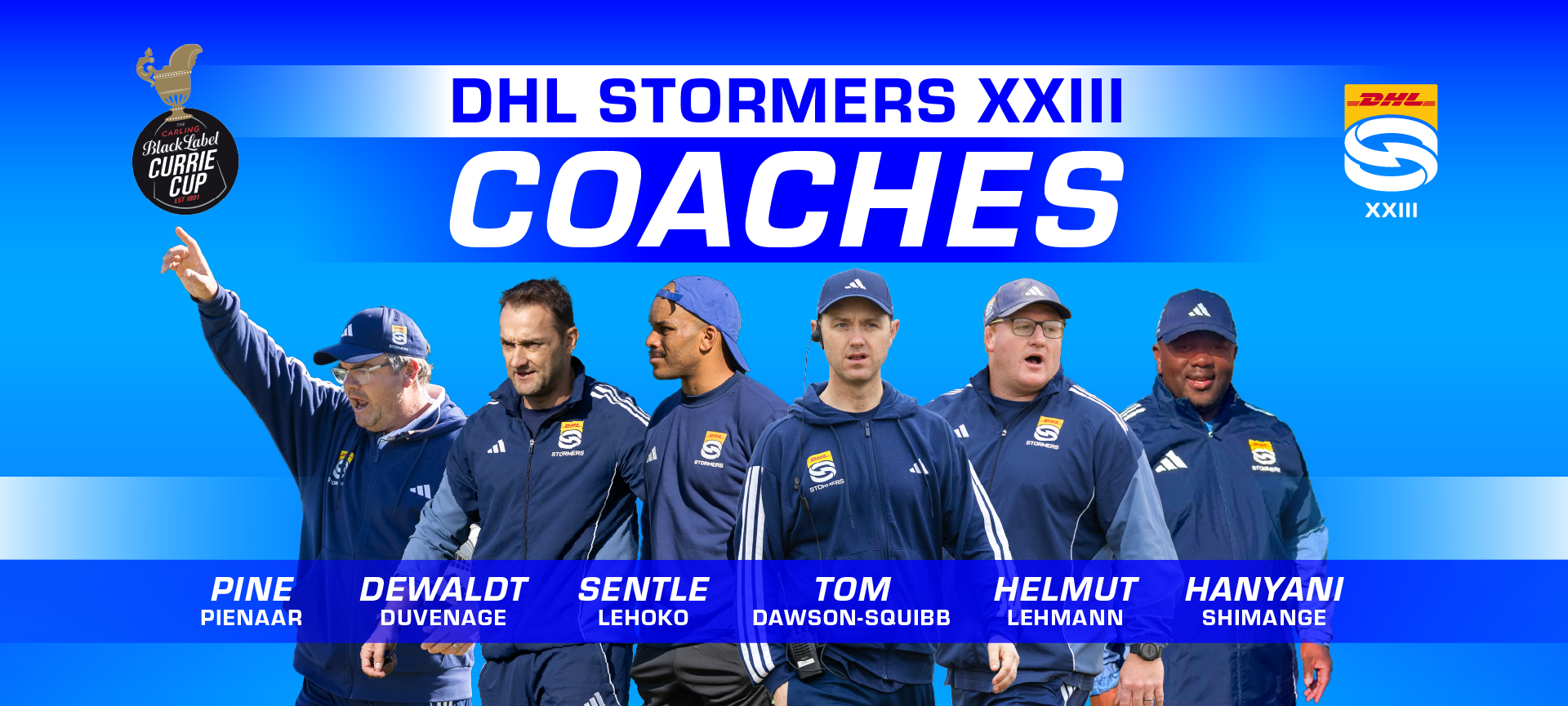 DHL Stormers XXIII set for Carling Currie Cup debut