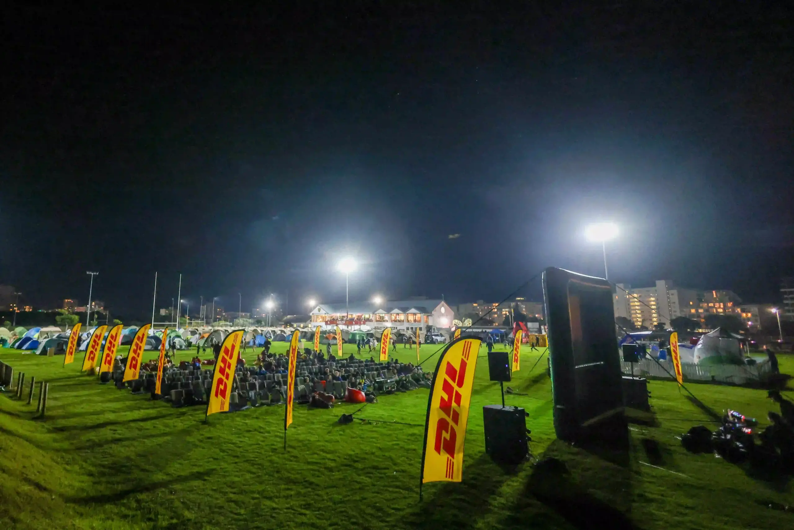 Movie night at DHL Stormers Sleepover
