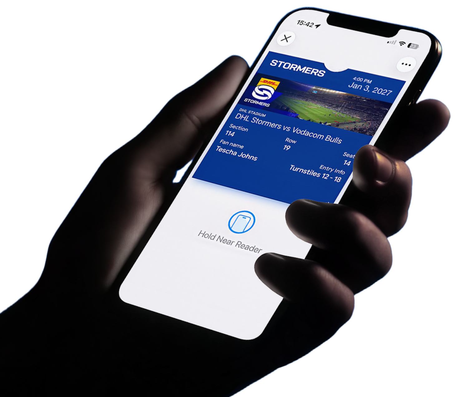 Season ticket digital phone wallet pass