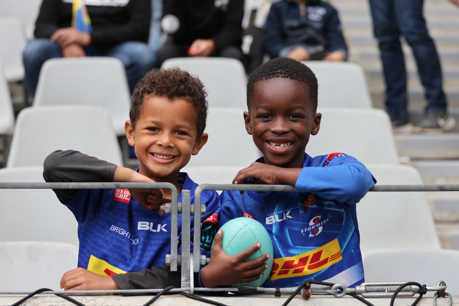 Kids at DHL stadium