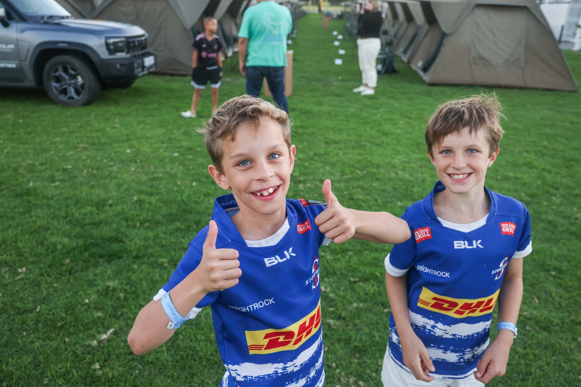 Youngsters at DHL Stormers sleepover